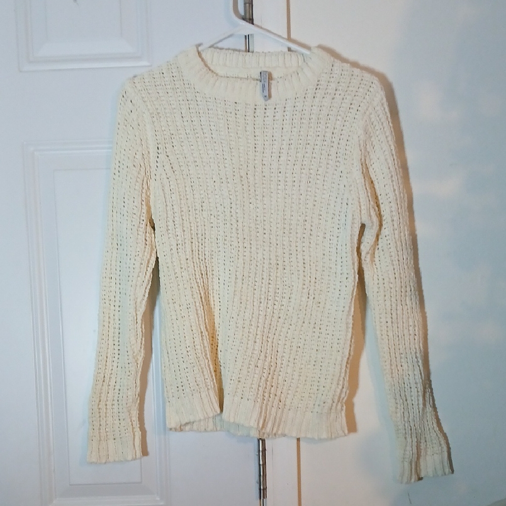 STOOSH Cozy Collection Cream Knit Sweater